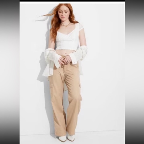 Wild Fable Light Brown Cargo Pants size small. - Picture 1 of 12
